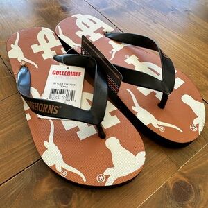 NWT Texas Longhorns Women’s Sandals Size 5 -6 🔥 Flip Flops
